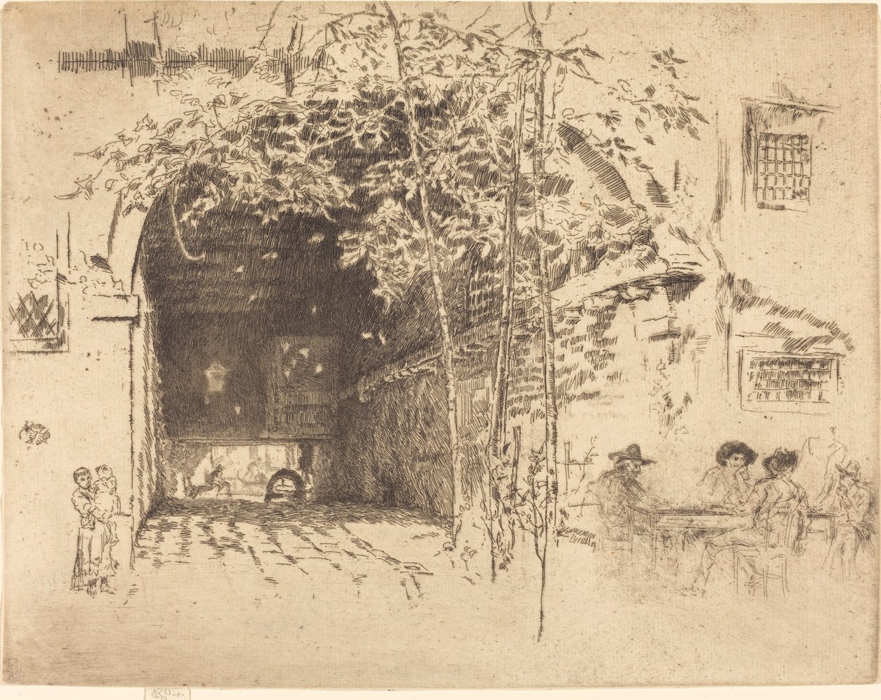 Le Traghetto, No.II, 1879-1880 - James Abbott McNeill Whistler