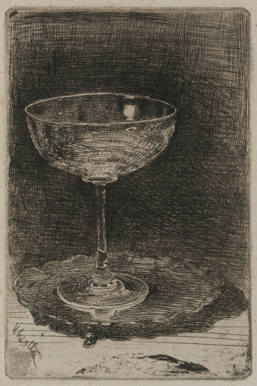 Le verre de vin, 1858 - James Abbott McNeill Whistler