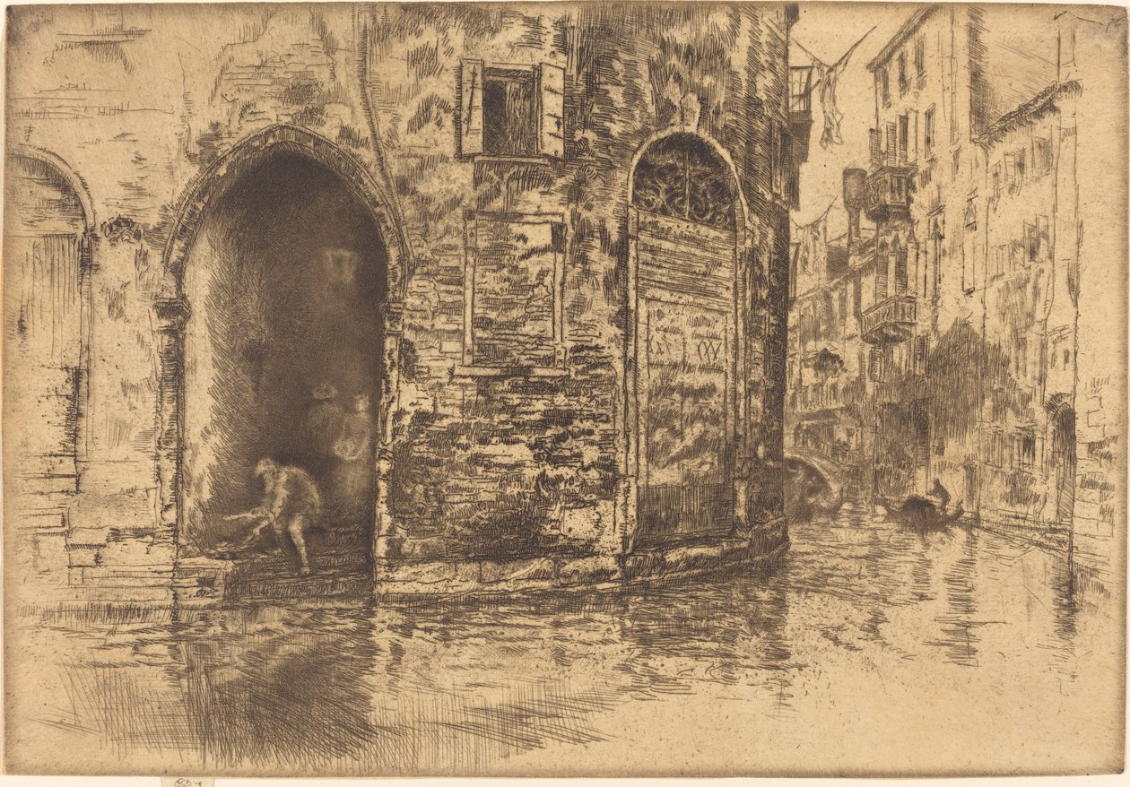 Deux portes, 1880 - James Abbott McNeill Whistler