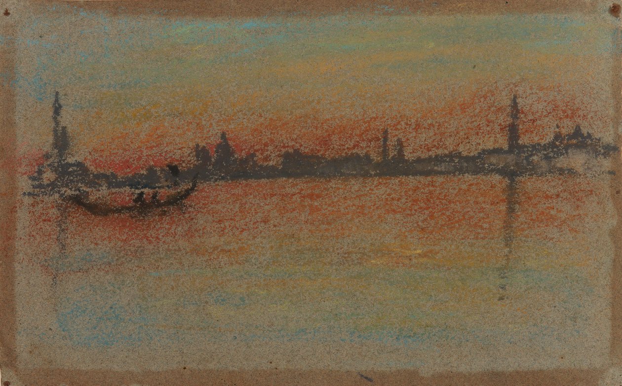Venise : Coucher de soleil sur le port, 1880 - James Abbott McNeill Whistler