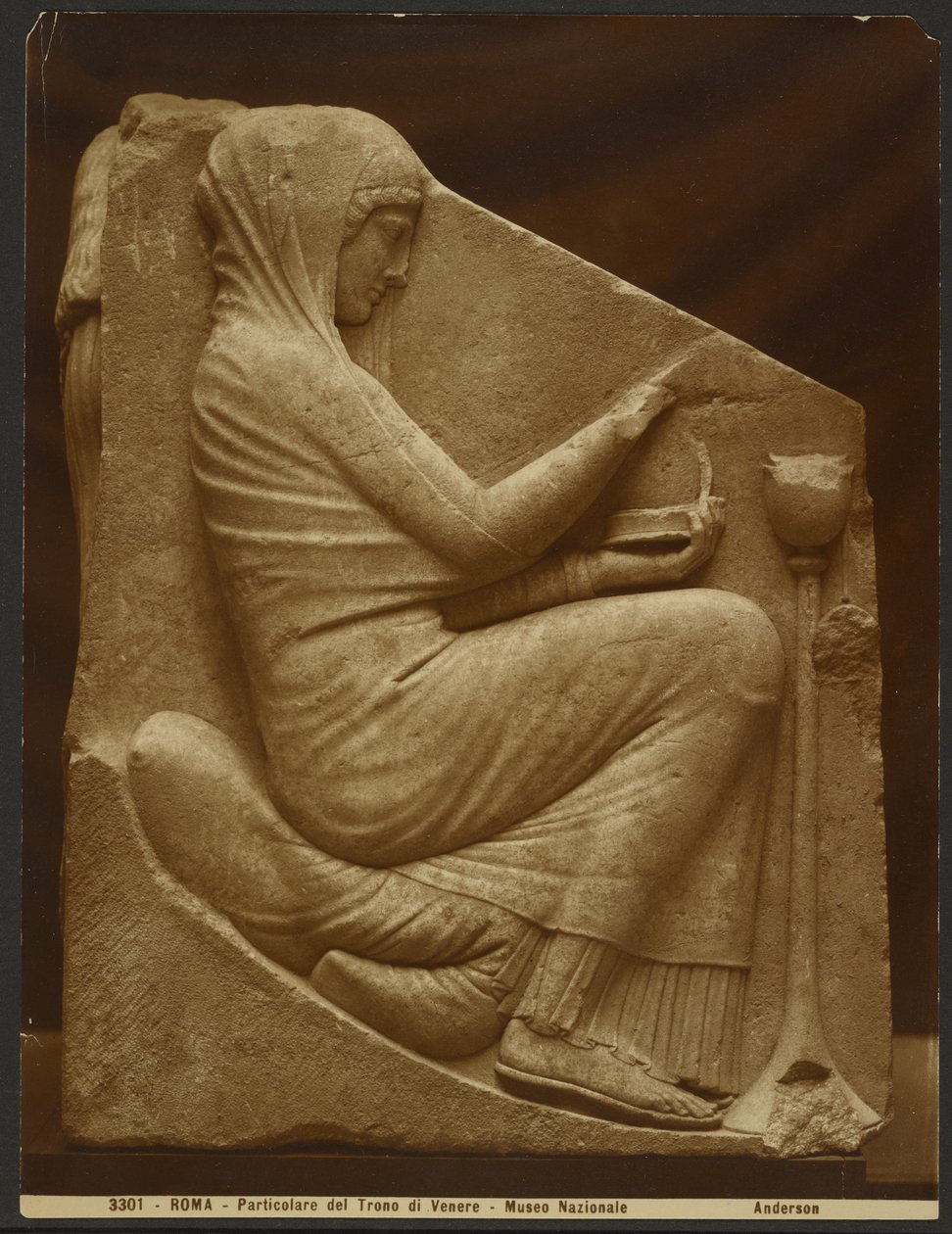 Détail, Trône de Vénus, Musée national - James Anderson
