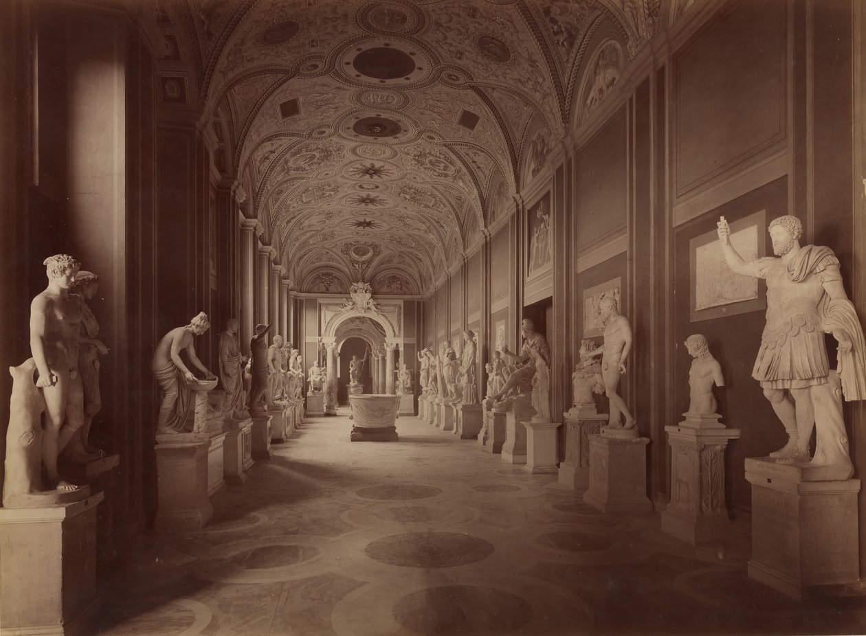 Salle des Statues, années 1850-60 - James Anderson
