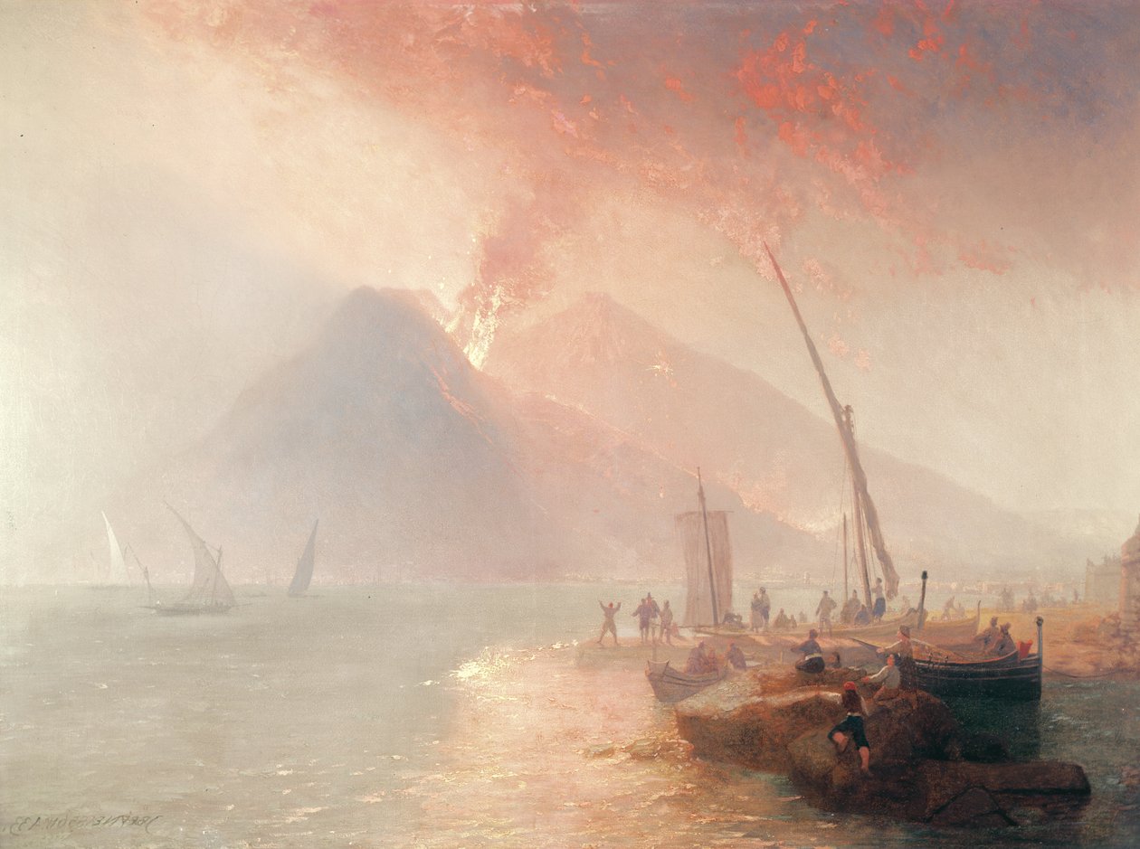 Éruption du Vésuve, 1856 - James Baker Pyne