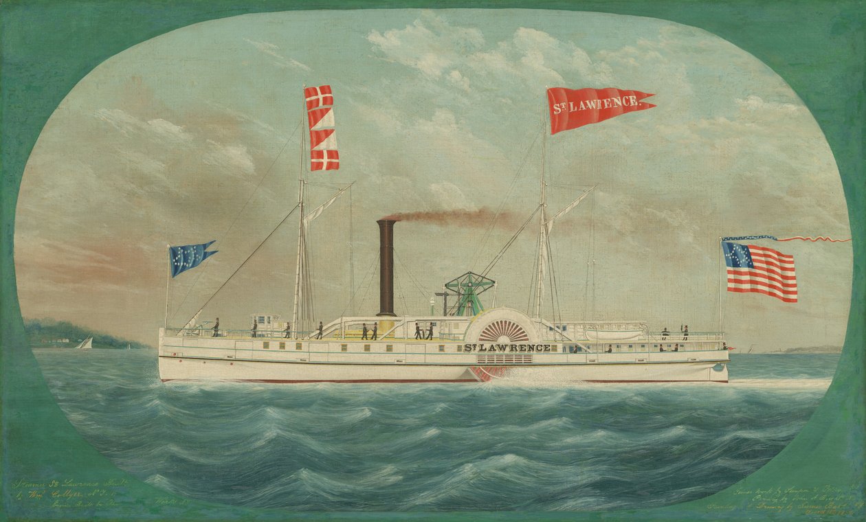 Vapeur St. Lawrence, 1850 - James Bard