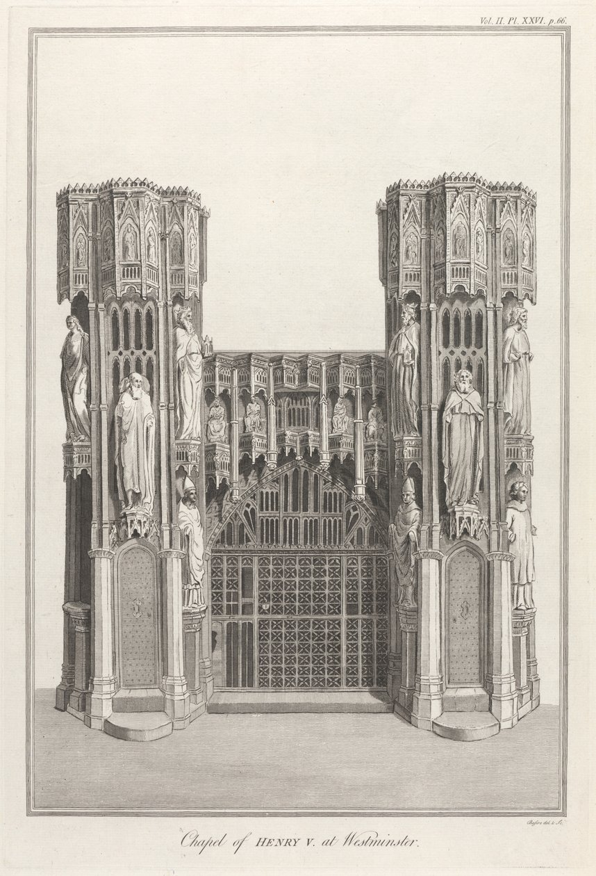 Chapelle de Henri V à Westminster - James Basire