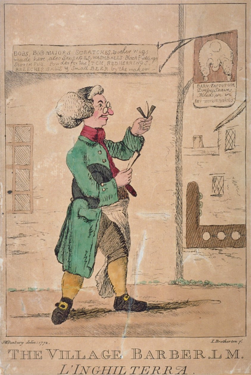 Le barbier du village - James Bretherton