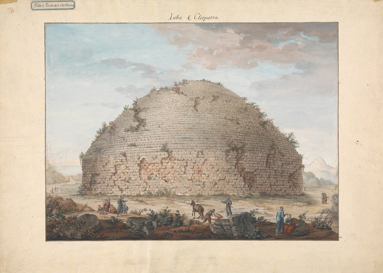 Tombe de la Chrétienne / Juba et Cléopâtre - James Bruce