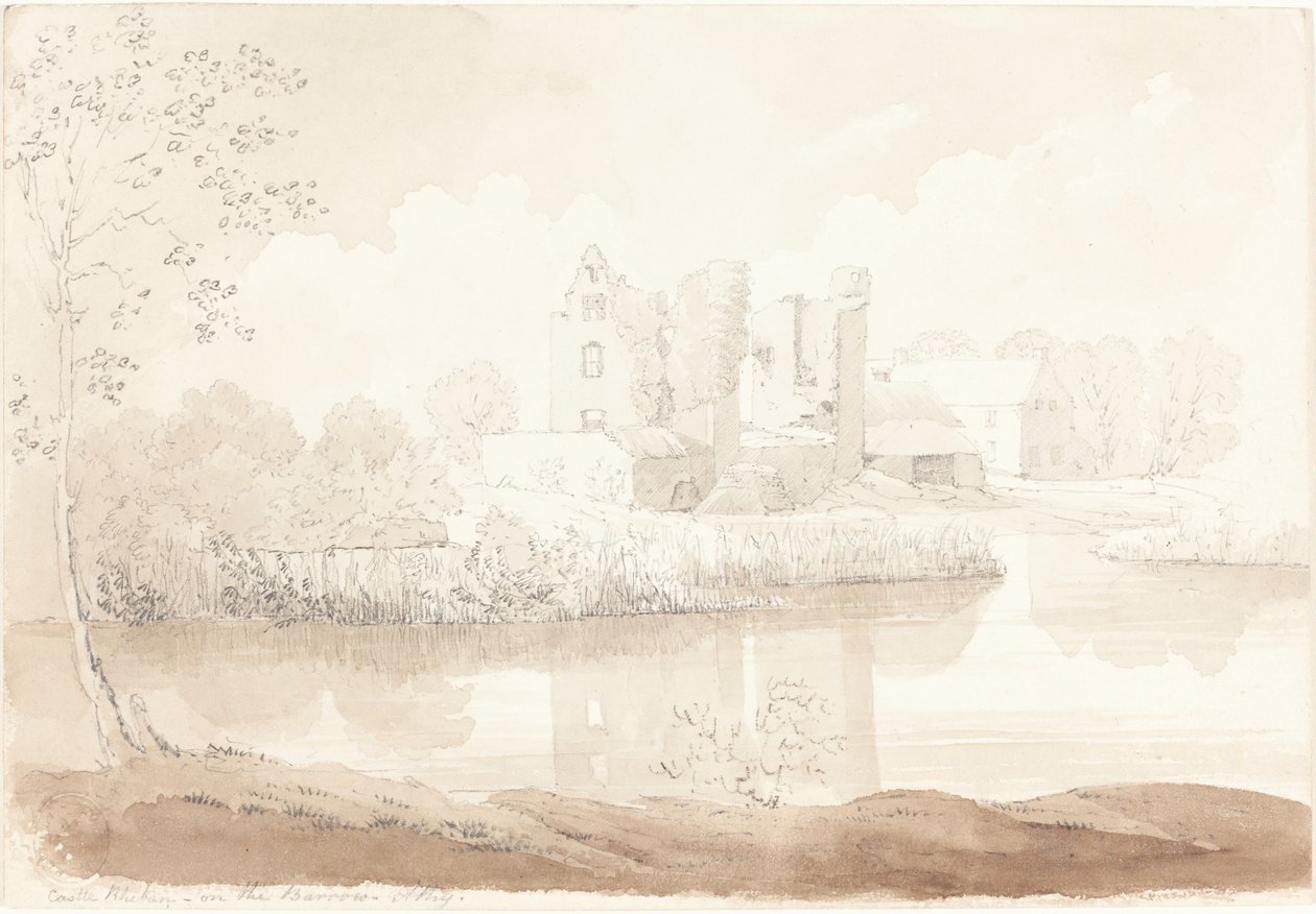 Château Rheban sur la rivière Barrow, Athy - James Bulwer