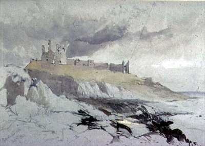 Château de Dunstanburgh - James Burrell Smith