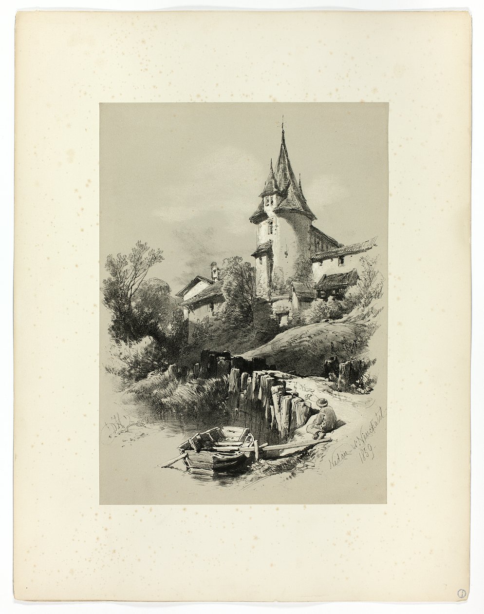 Nidan W. Neuchatel, des Sélections pittoresques - James Duffield Harding