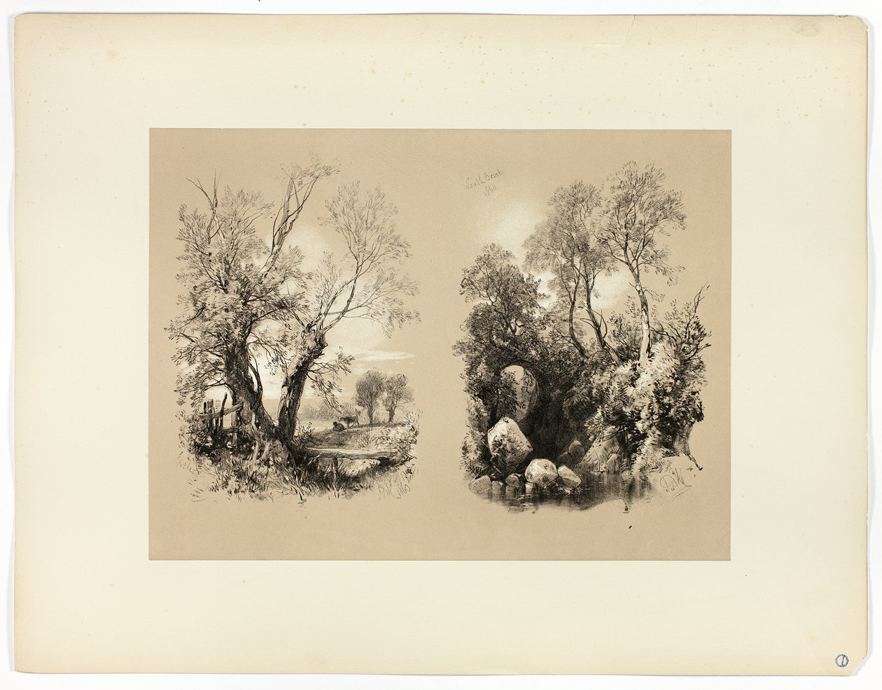 South Brent, de Sélections pittoresques - James Duffield Harding