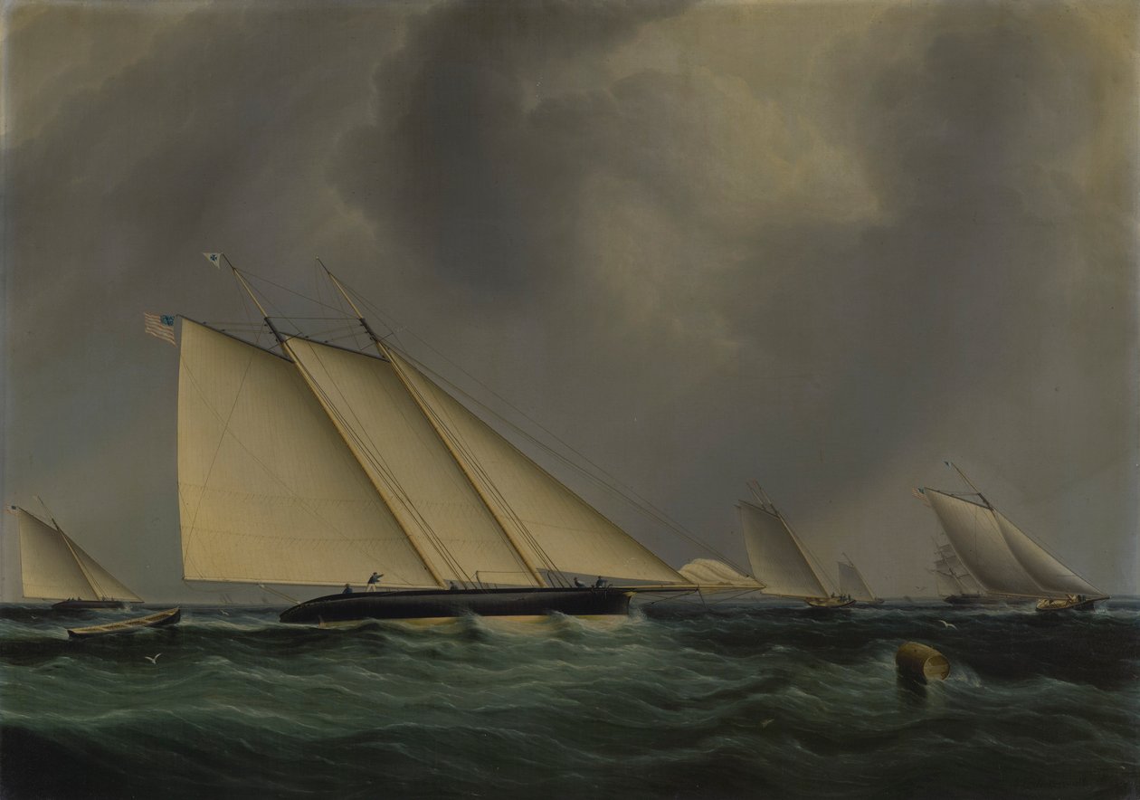 Course de yachts - James E. Buttersworth