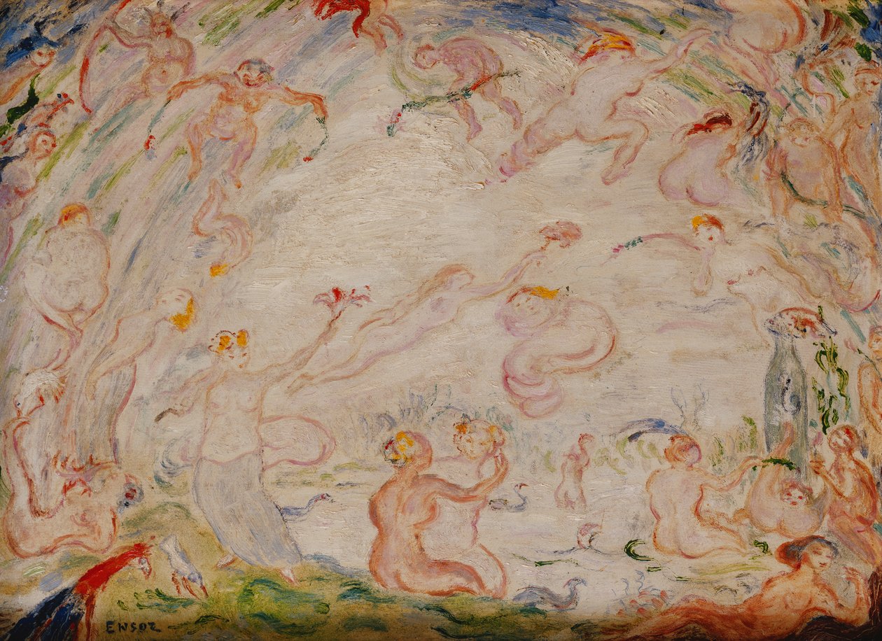 Gestes de nymphes - James Ensor