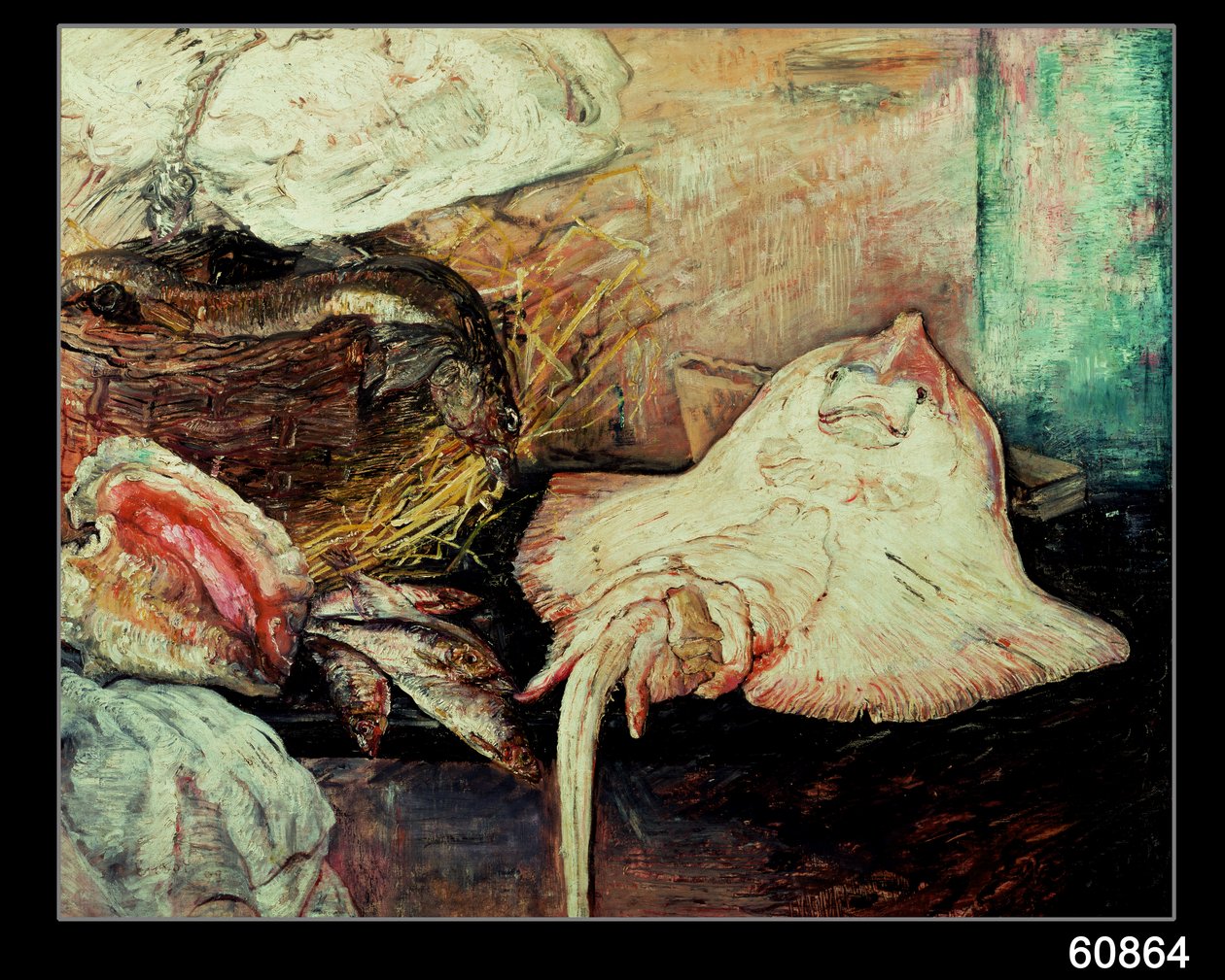 Nature morte avec raie - James Ensor