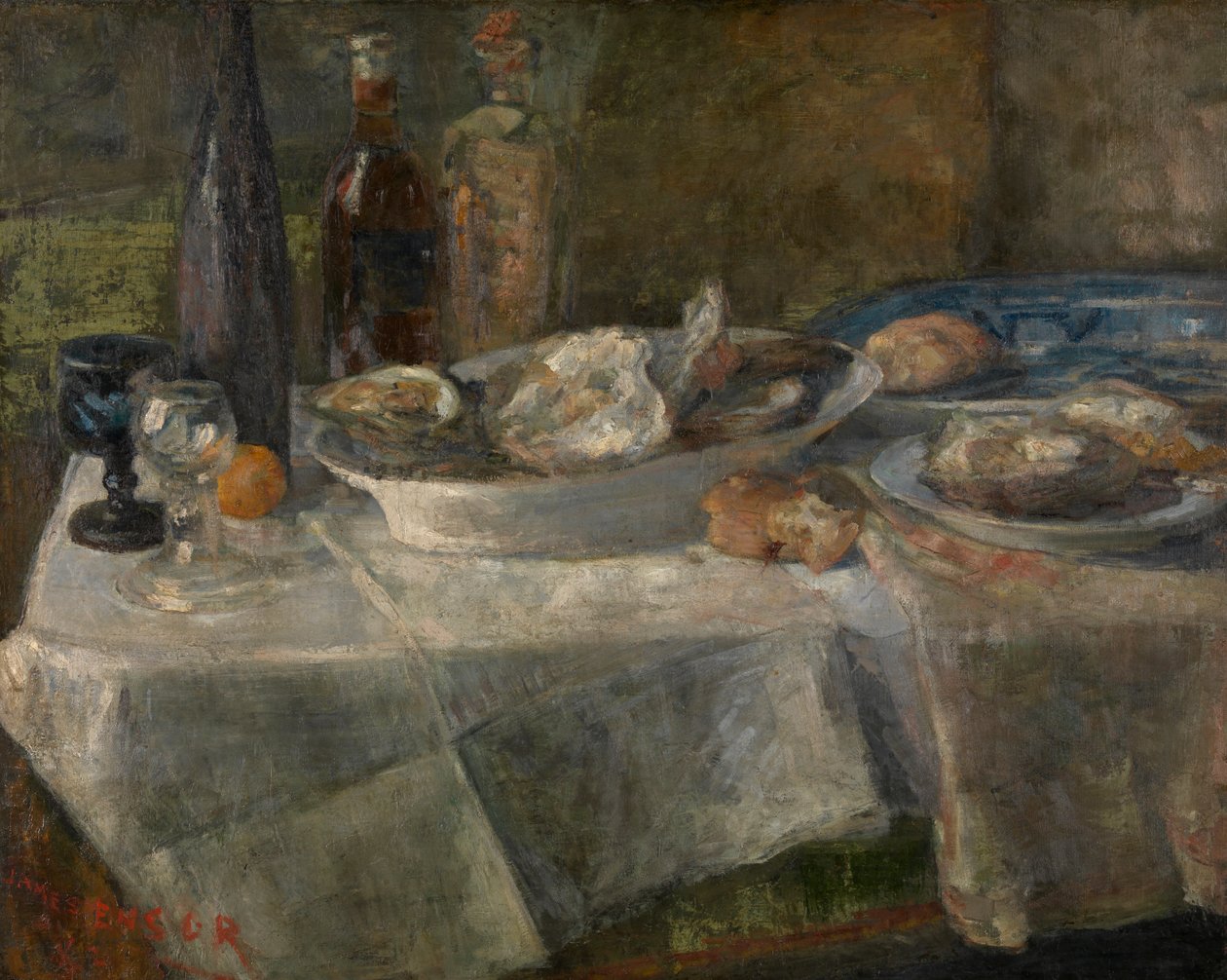 Nature morte avec des huîtres - James Ensor