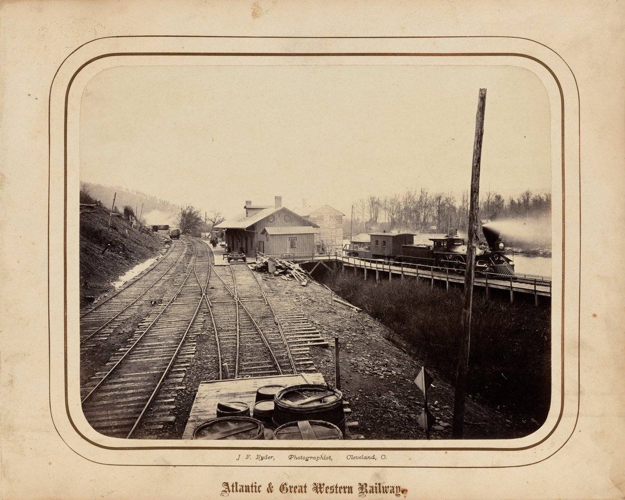 Atlantic  Great Western Railway, 1862 (photo) - James F. Ryder