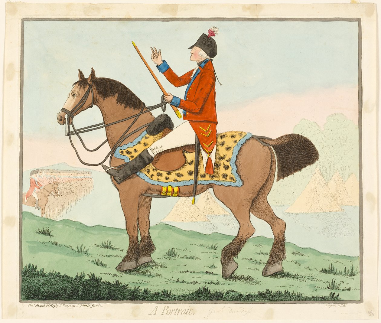 Un portrait - James Gillray