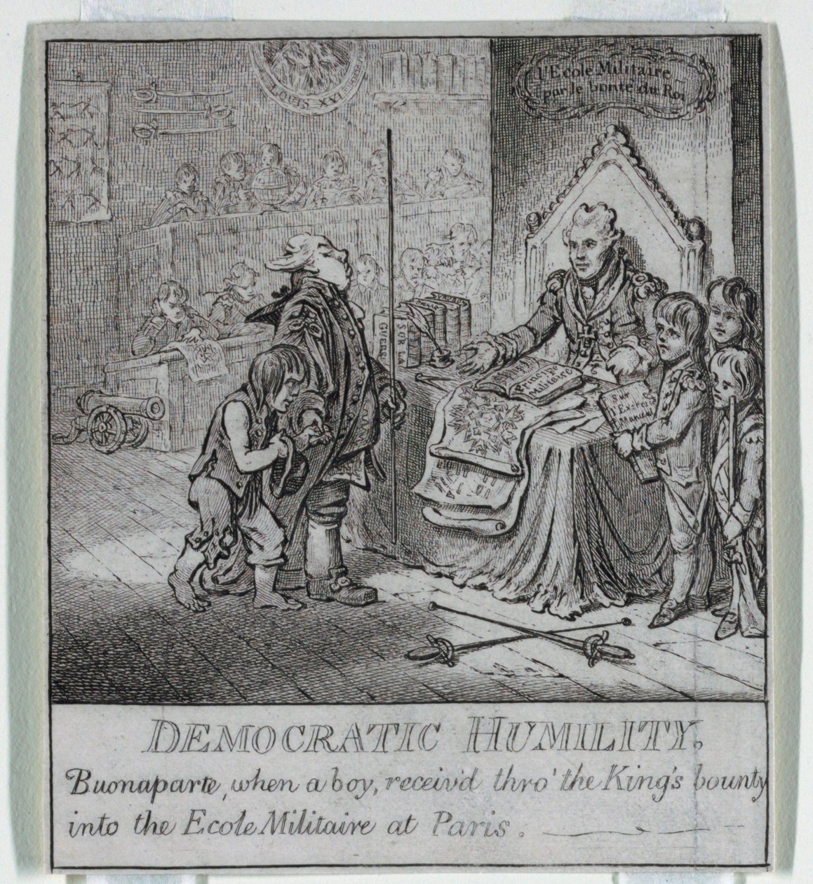 Démocratie, ou une esquisse - James Gillray