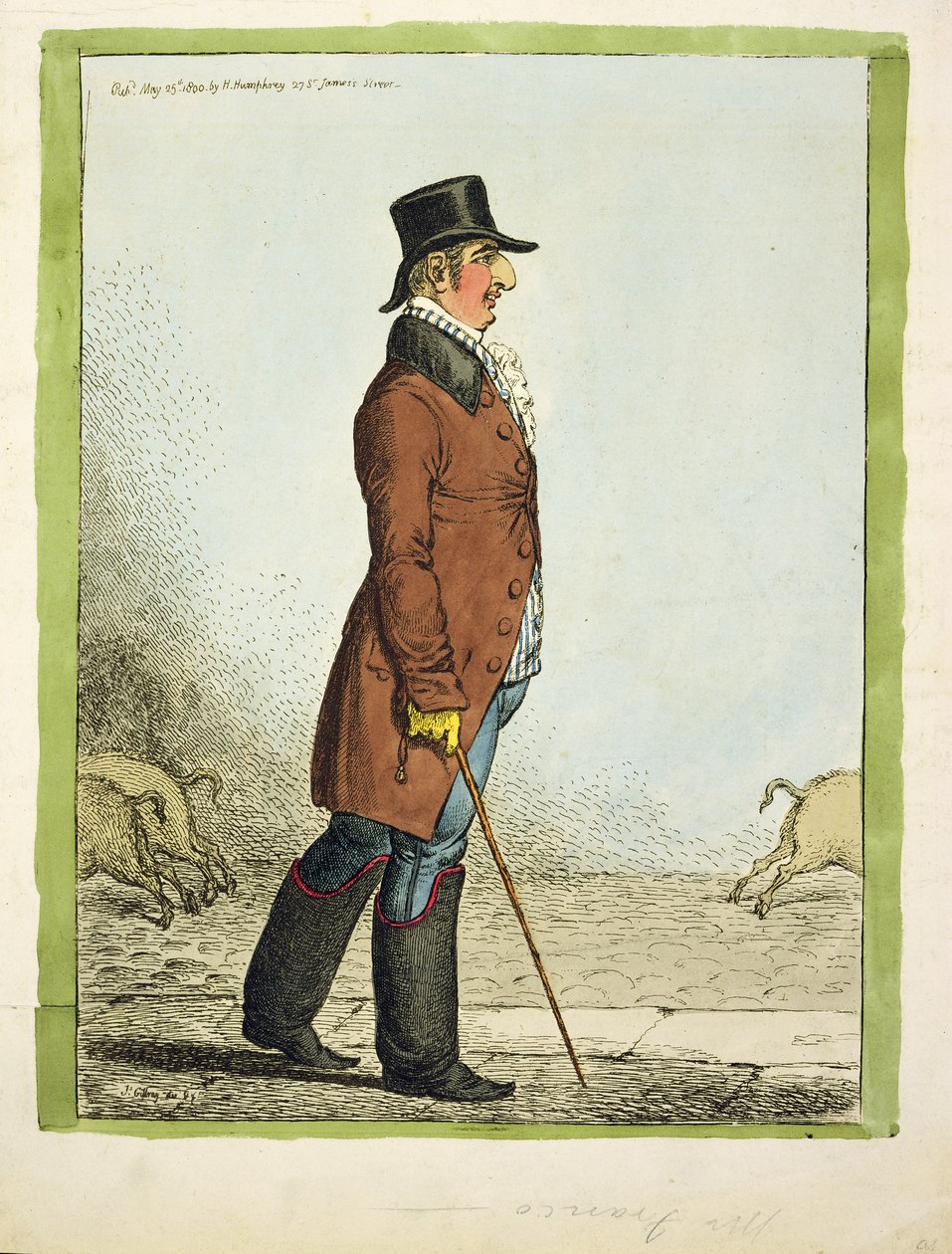 Sans titre, publié par Hannah Humphrey, 1800 - James Gillray