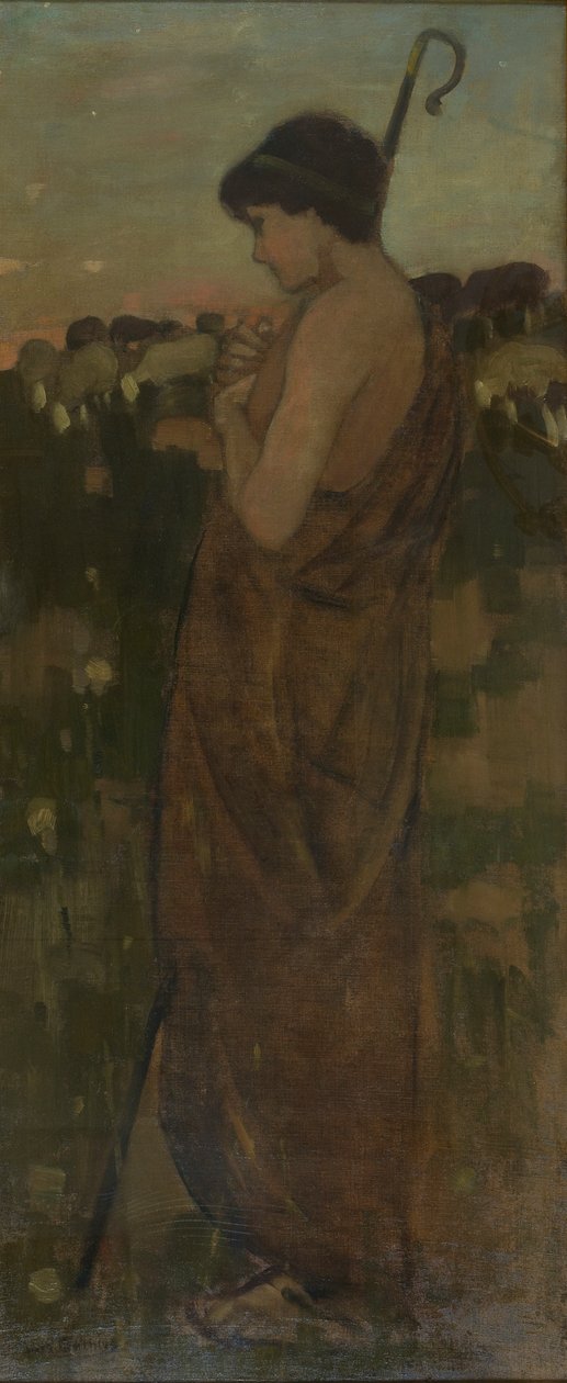 Le garçon berger, vers 1881 - James Guthrie