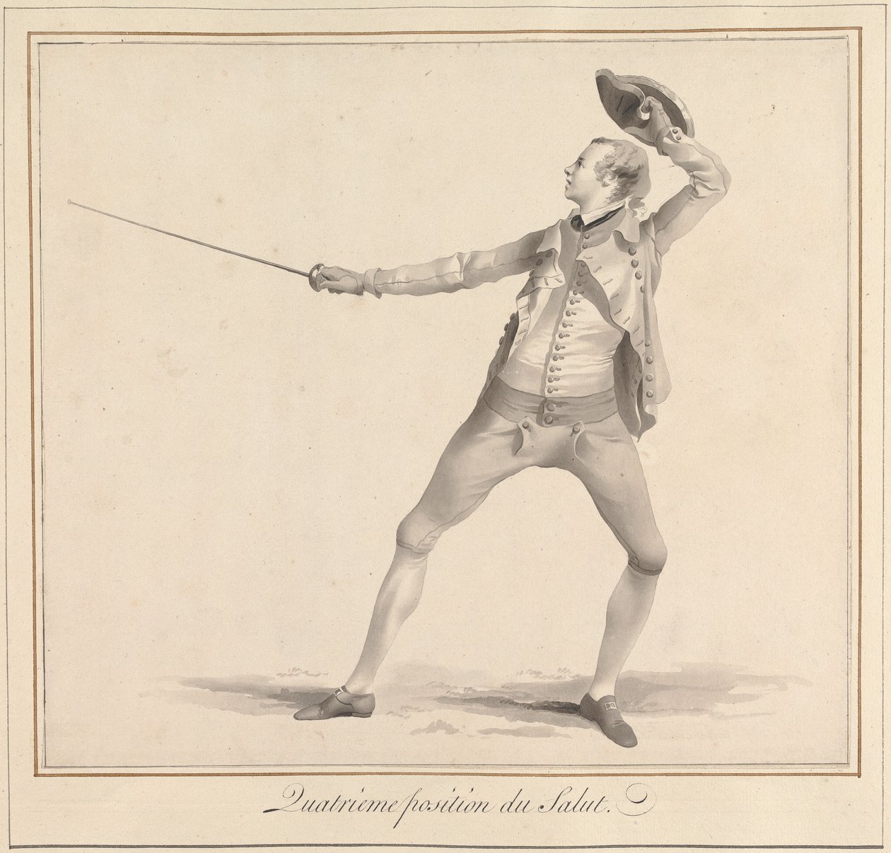Quatrième position du salut - James Gwin