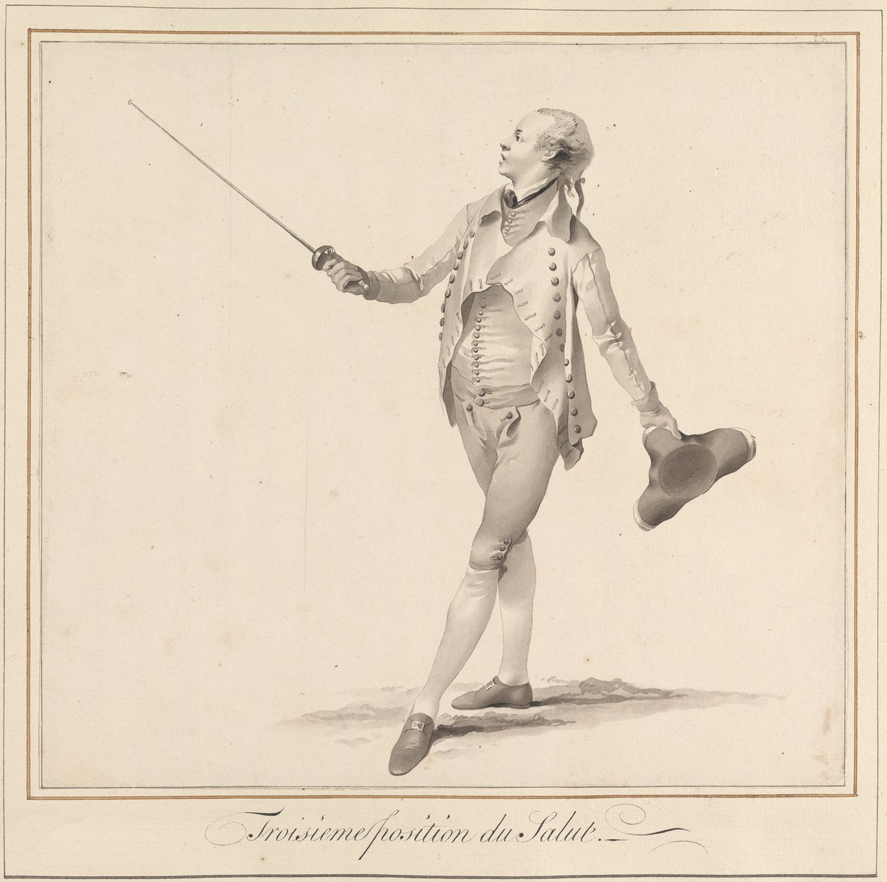 Troisième position du salut - James Gwin
