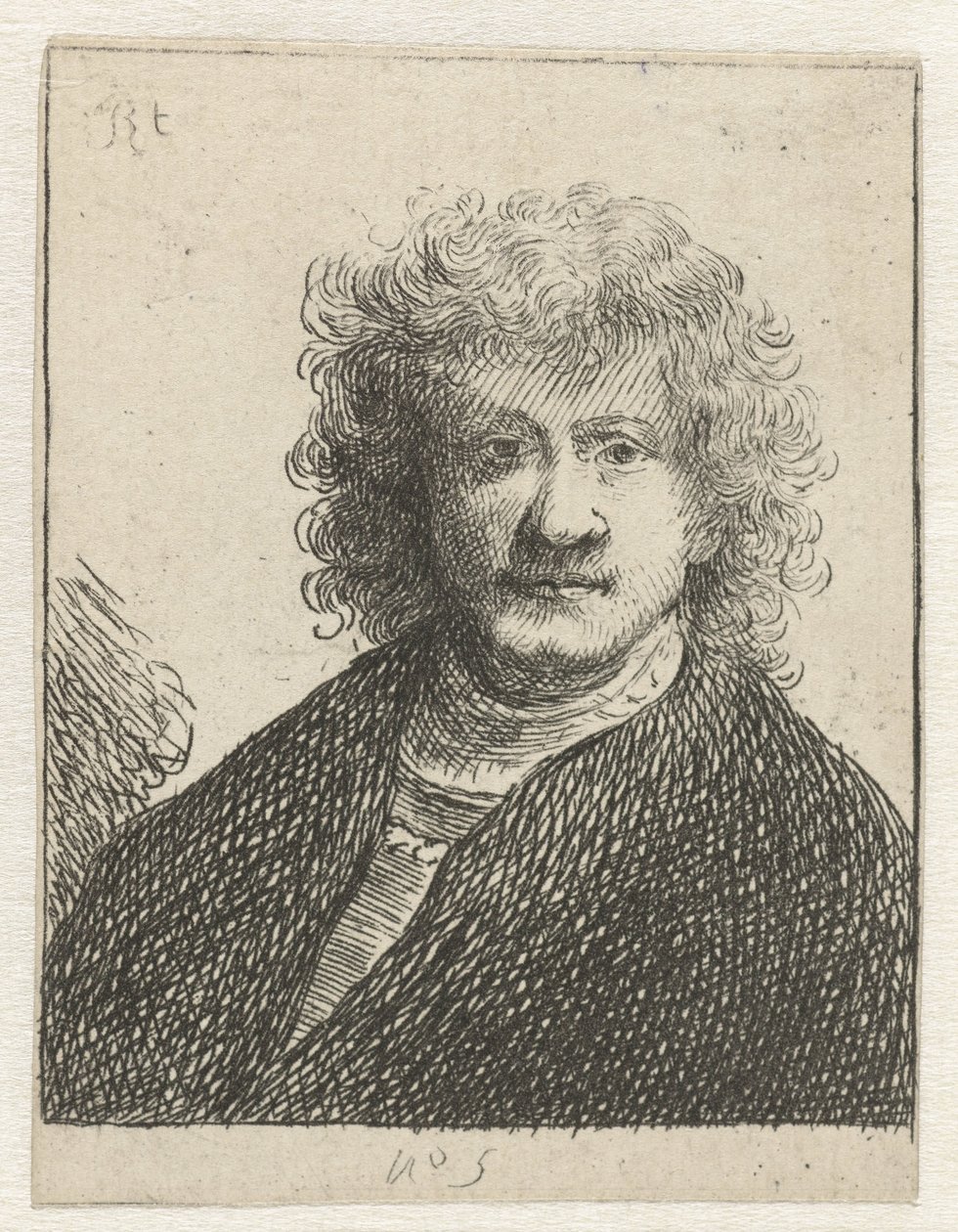 Autoportrait avec un nez large - James Hazard