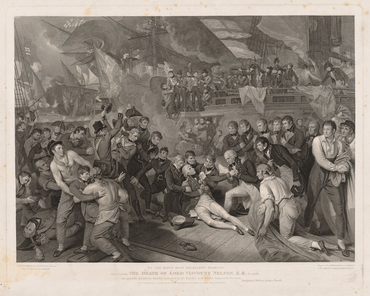 Mort de Lord Nelson - James Heath