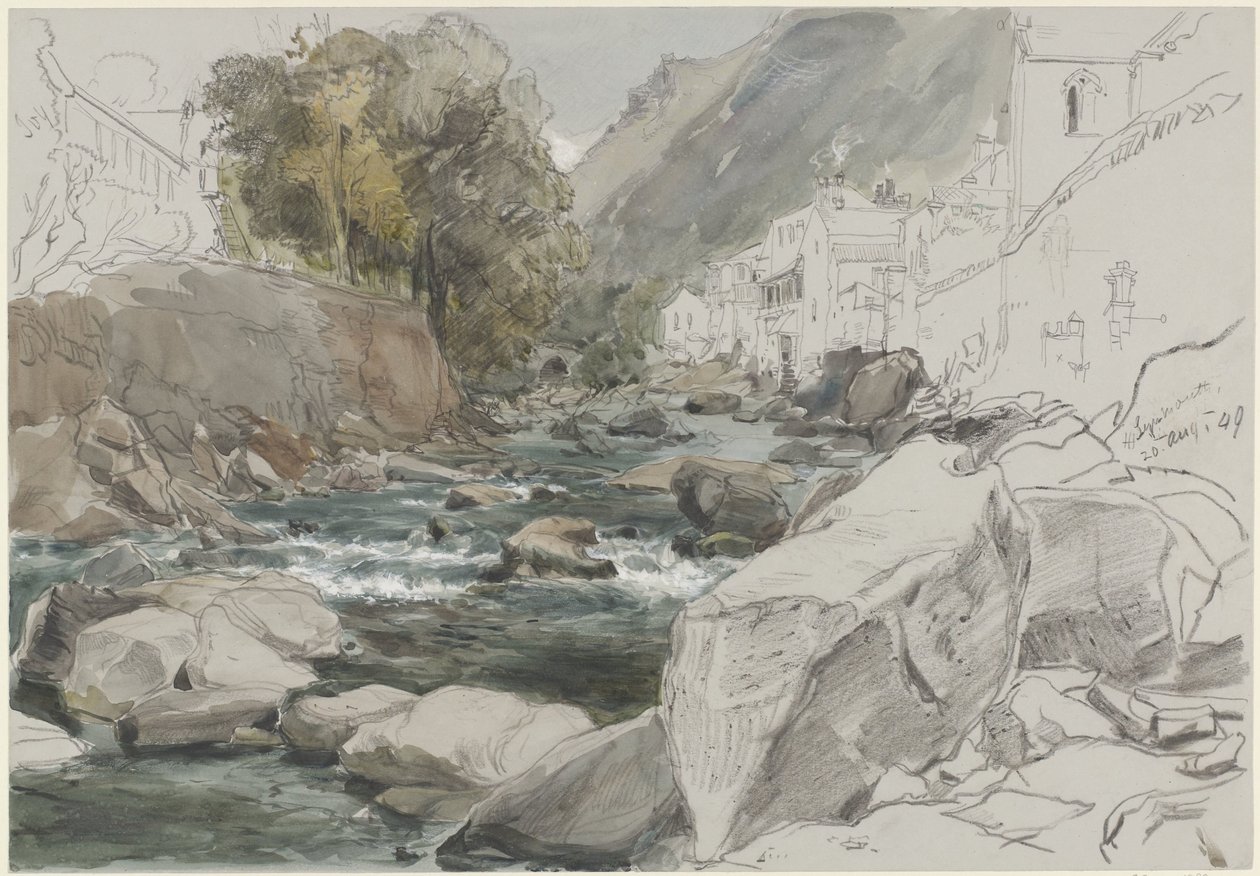 Vue de Lynmouth, Devon - James Holland