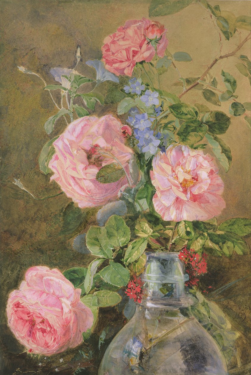 Roses, liserons et delphiniums - James Holland