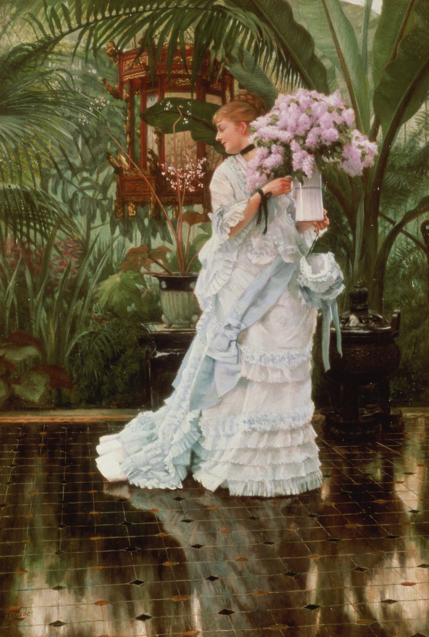 Le Bouquet de Lilas, 1875 - James Jacques Joseph Tissot