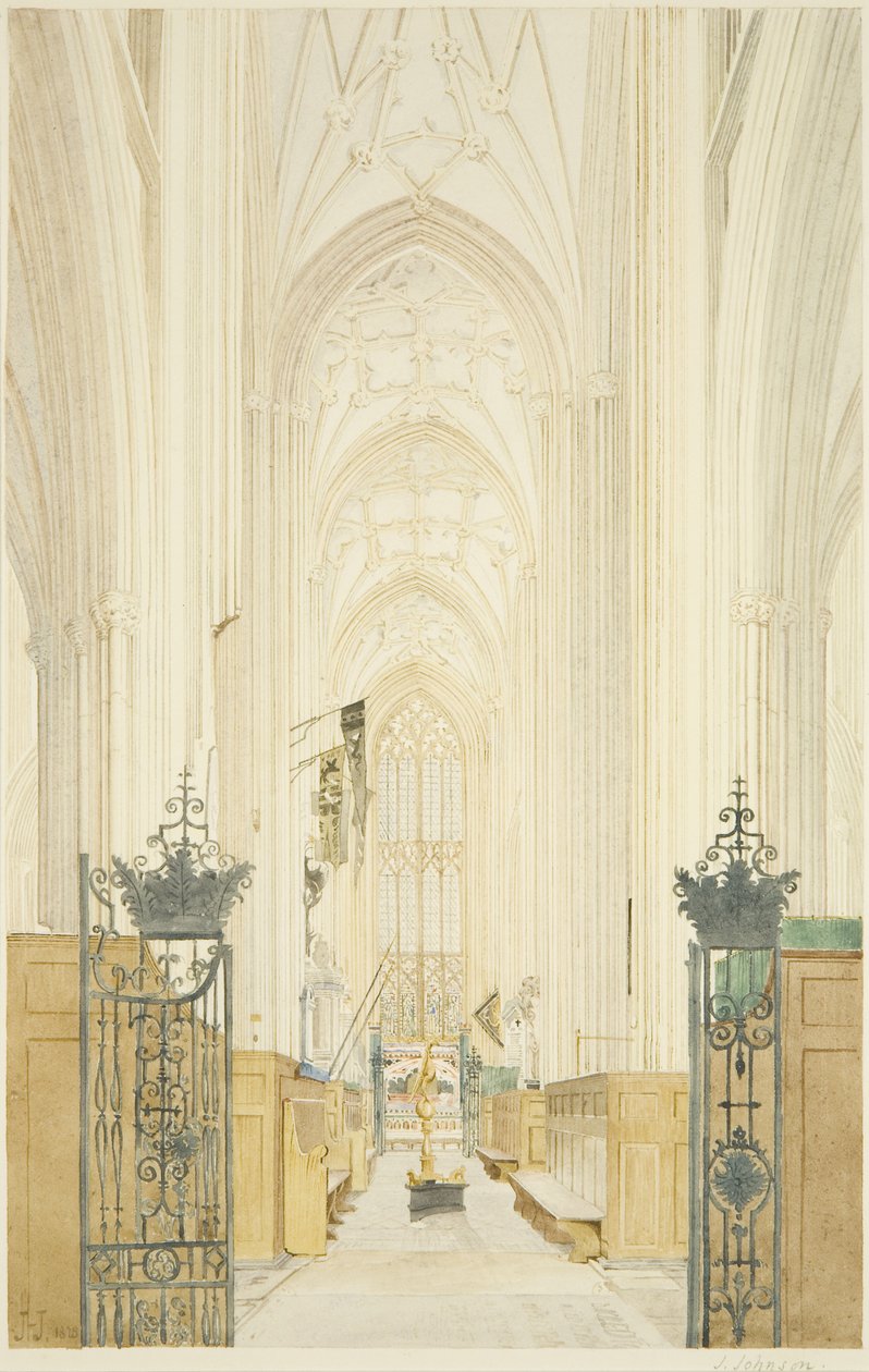 Transept de St Mary Redcliffe, vue vers le sud - James Johnson