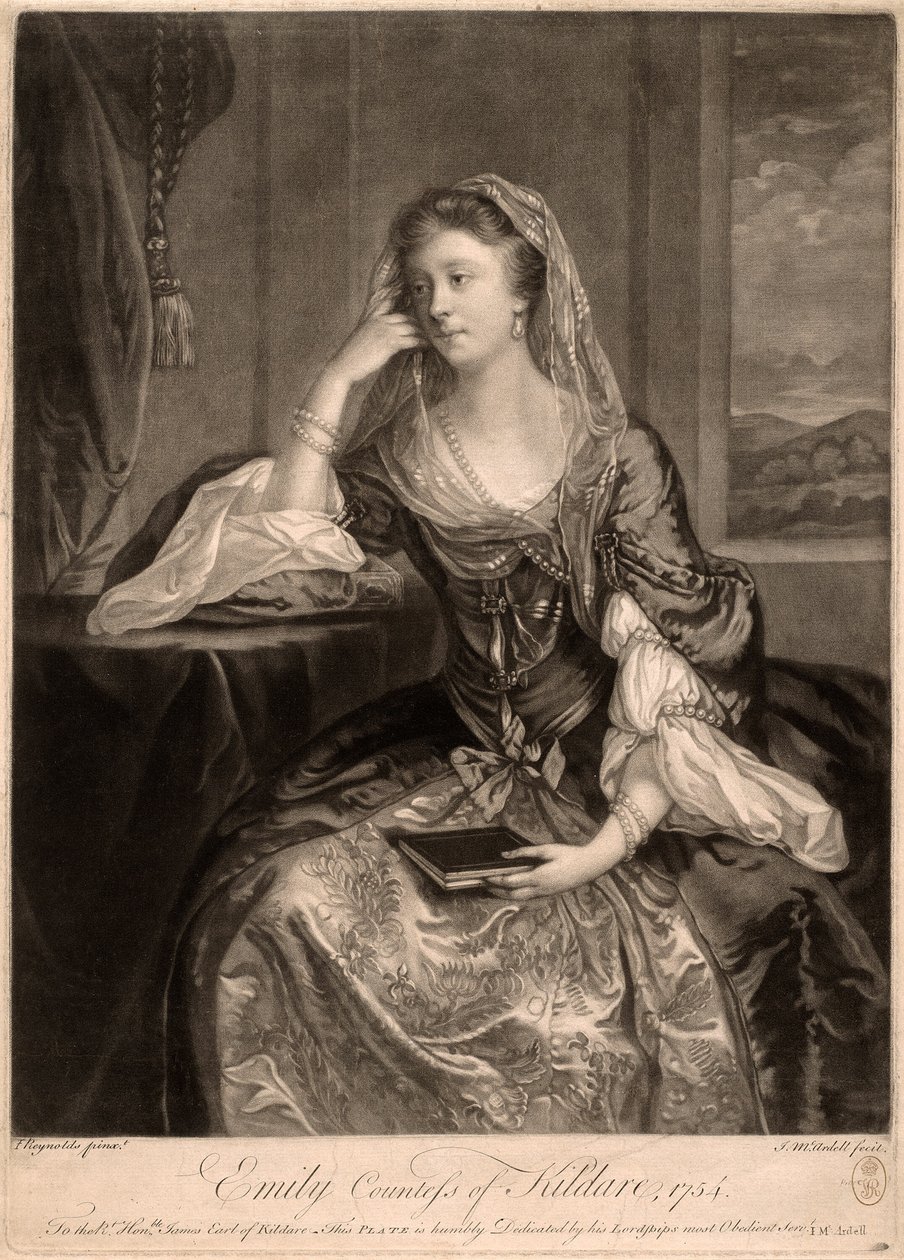 Emily, comtesse de Kildare - James MacArdell