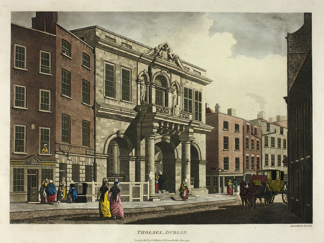 Tholsel, Dublin - James Malton