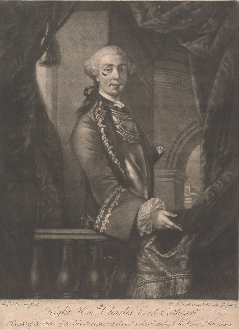 Lieutenant-général Charles Schaw Cathcart, 9e comte Cathcart - James McArdell