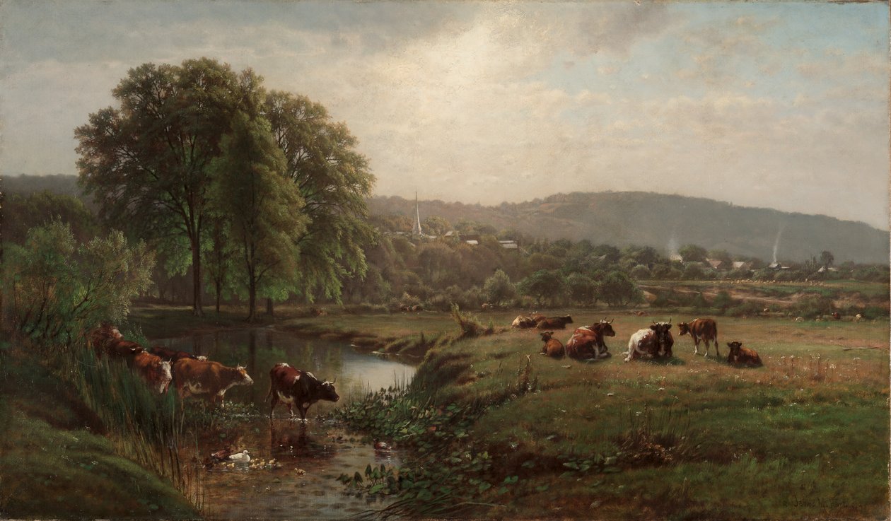 Matin en Nouvelle-Angleterre, 1873 - James McDougal Hart
