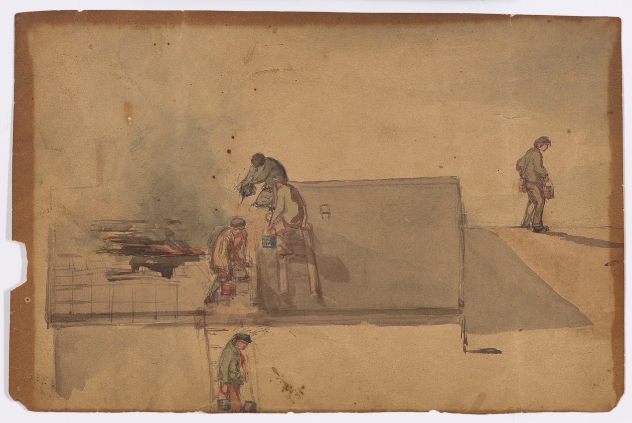 Un Incendie à Pomfret - James Abbott McNeill Whistler