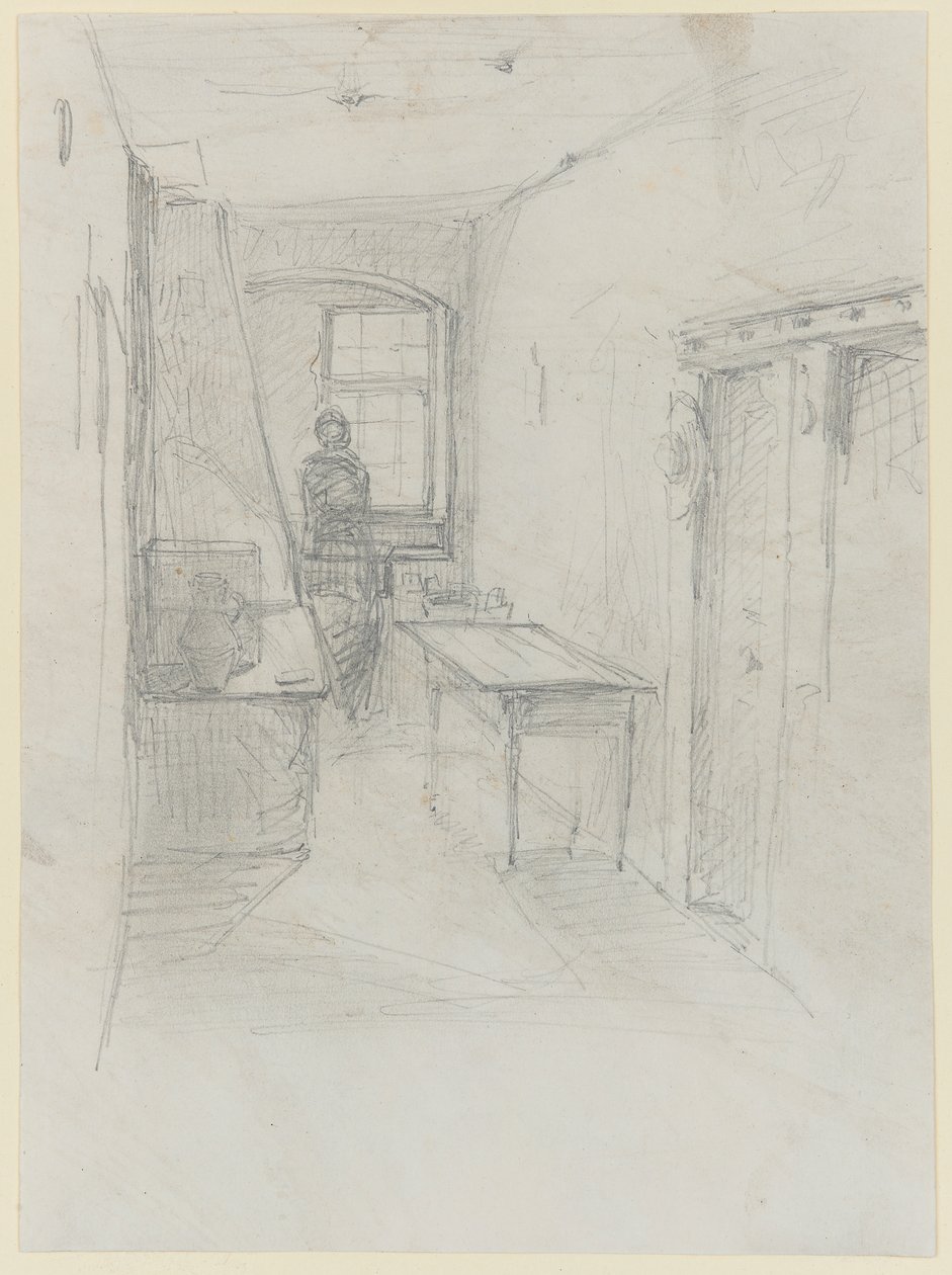Une cuisine à Lutzelbourg - James Abbott McNeill Whistler