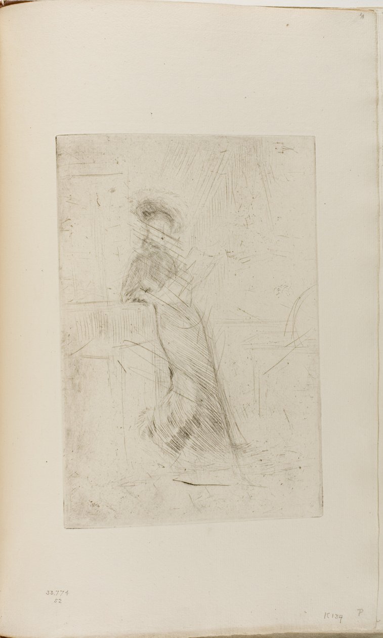 Une dame à une fenêtre - James Abbott McNeill Whistler