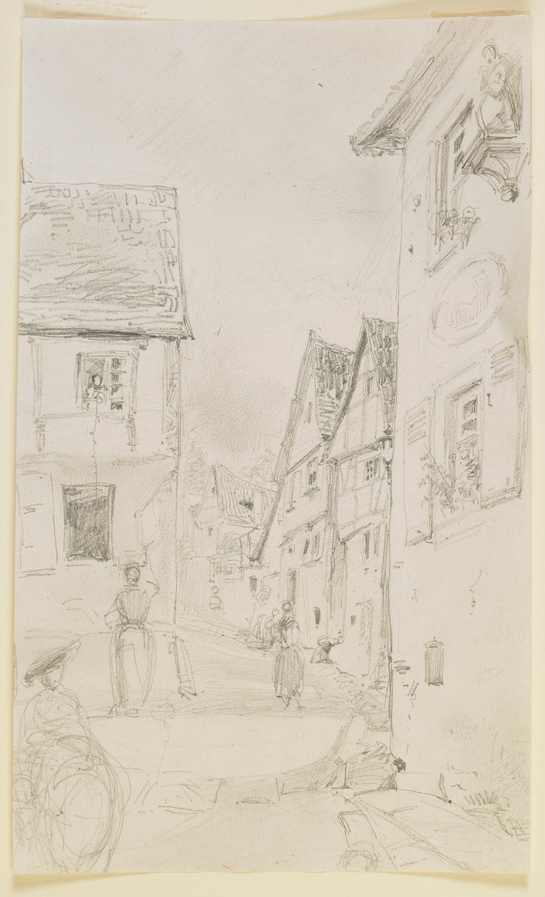 Une scène de rue - James Abbott McNeill Whistler