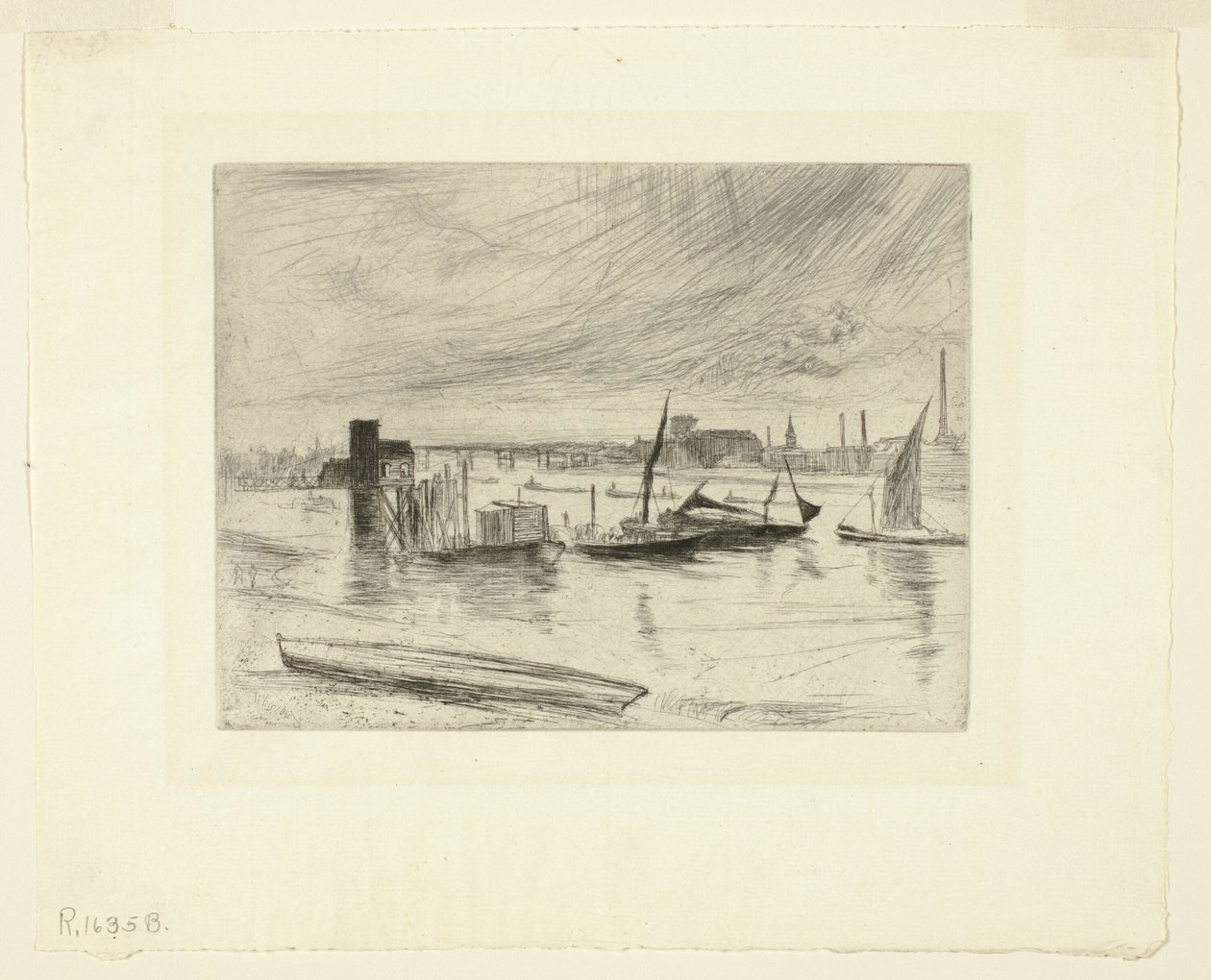 Aube à Battersea (Cadogan Pier) - James Abbott McNeill Whistler