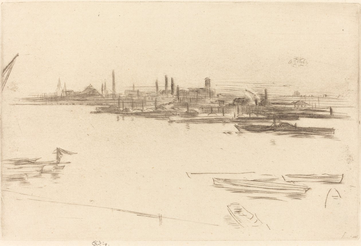 Battersea : Aube - James Abbott McNeill Whistler