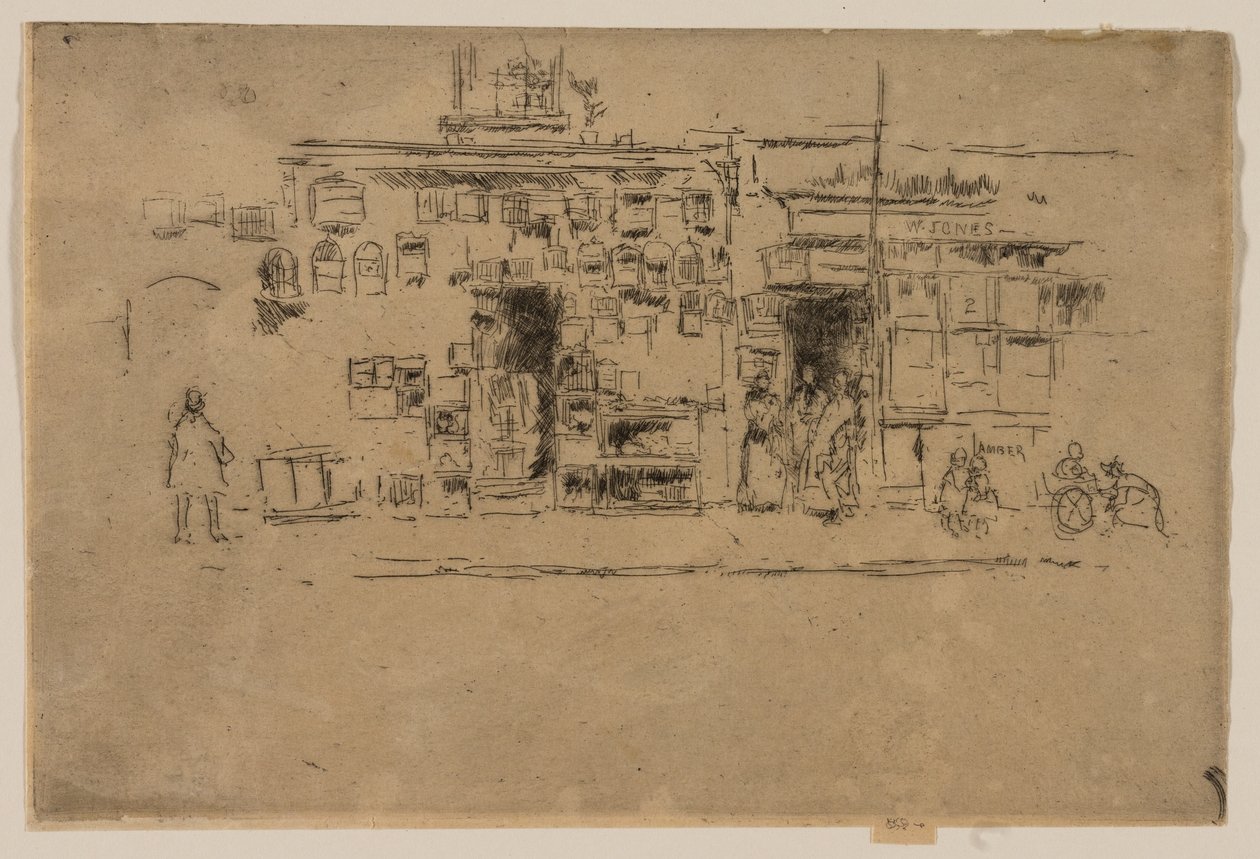 Cages à oiseaux, Chelsea - James Abbott McNeill Whistler
