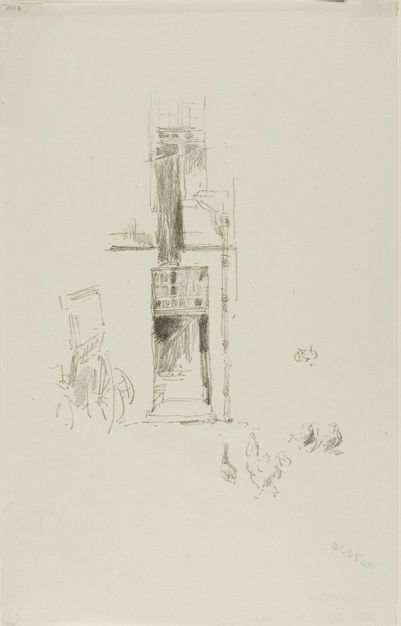 Coqs et poules, Hôtel Colbert - James Abbott McNeill Whistler