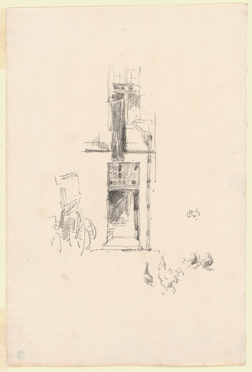 Coqs et poules, Hôtel Colbert - James Abbott McNeill Whistler