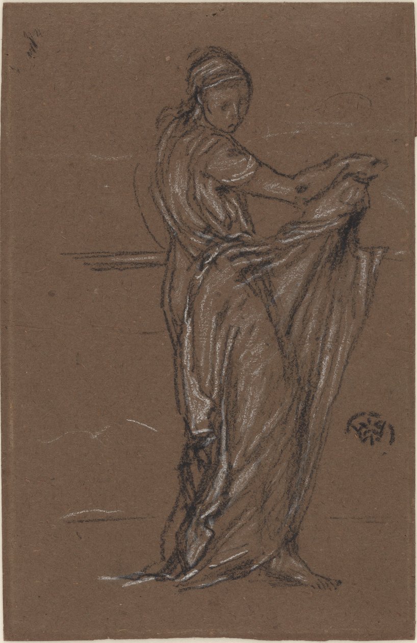 Figure féminine drapée - James Abbott McNeill Whistler