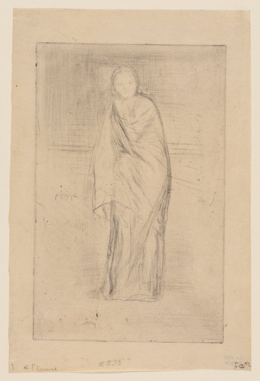 Modèle drapé - James Abbott McNeill Whistler