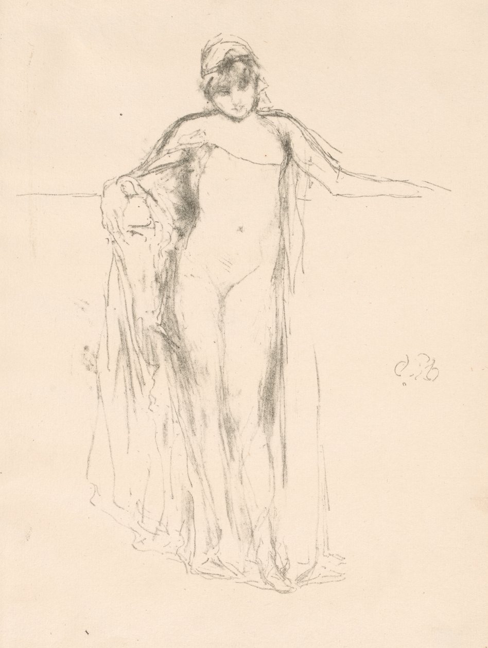 Modèle drapé, debout - James McNeill Whistler