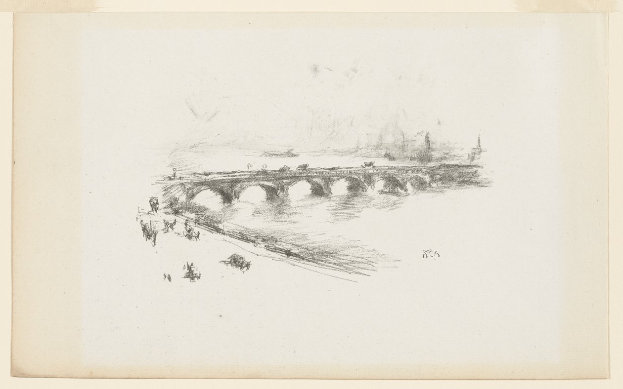 Soir, Petit Pont de Waterloo - James Abbott McNeill Whistler