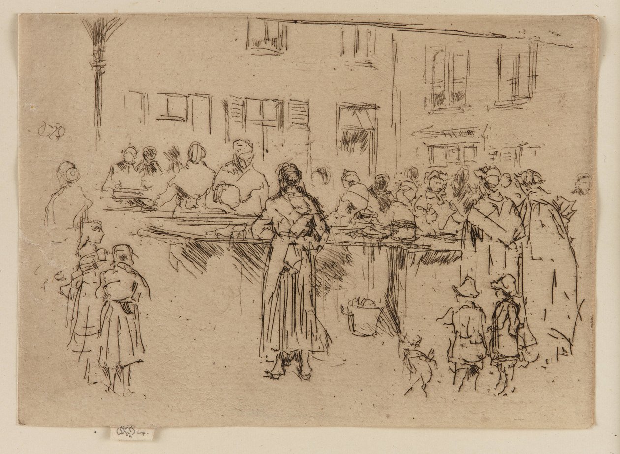 Femmes poissonnières, Ostende - James Abbott McNeill Whistler